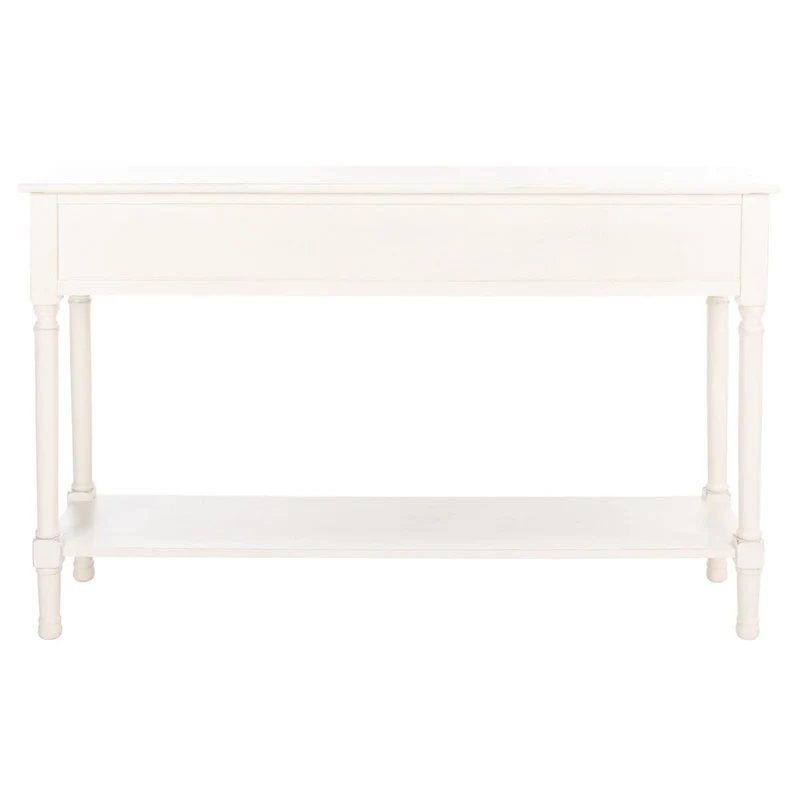 SAFAVIEH Jeanie 3-Drawer Bottom Shelf Console Table - 47.3 W x 13 L x 29.5 H - 47Wx13Dx30H