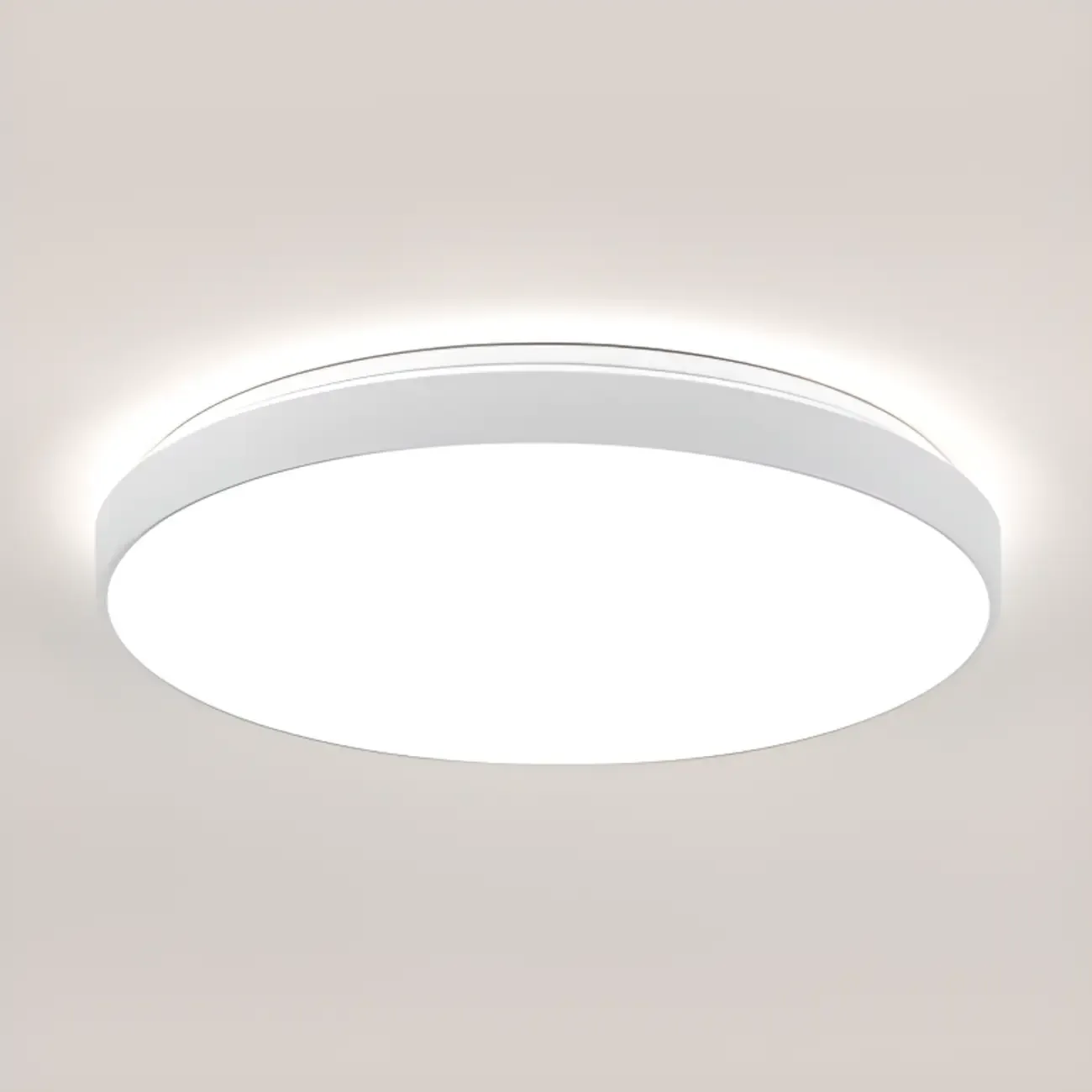 Stylish Circular Acrylic Flush Ceiling Light in Multi Dimming