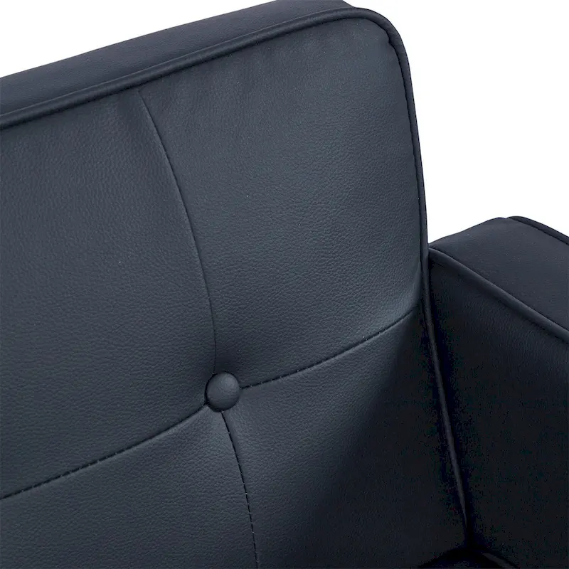 Convertible Sofa Bed Adjustable Fabric Couch Sleeper Modern Recliner Reversible Loveseat Folding Daybed Guest Bed with 2 Pillows