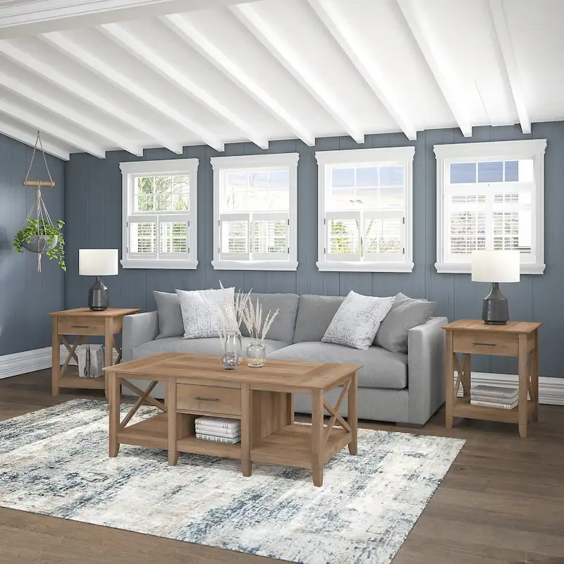 Coffee Table with Set of 2 End Tables
