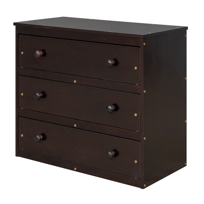 Full Pine Multifunctional Loft Bed with Movable Desk