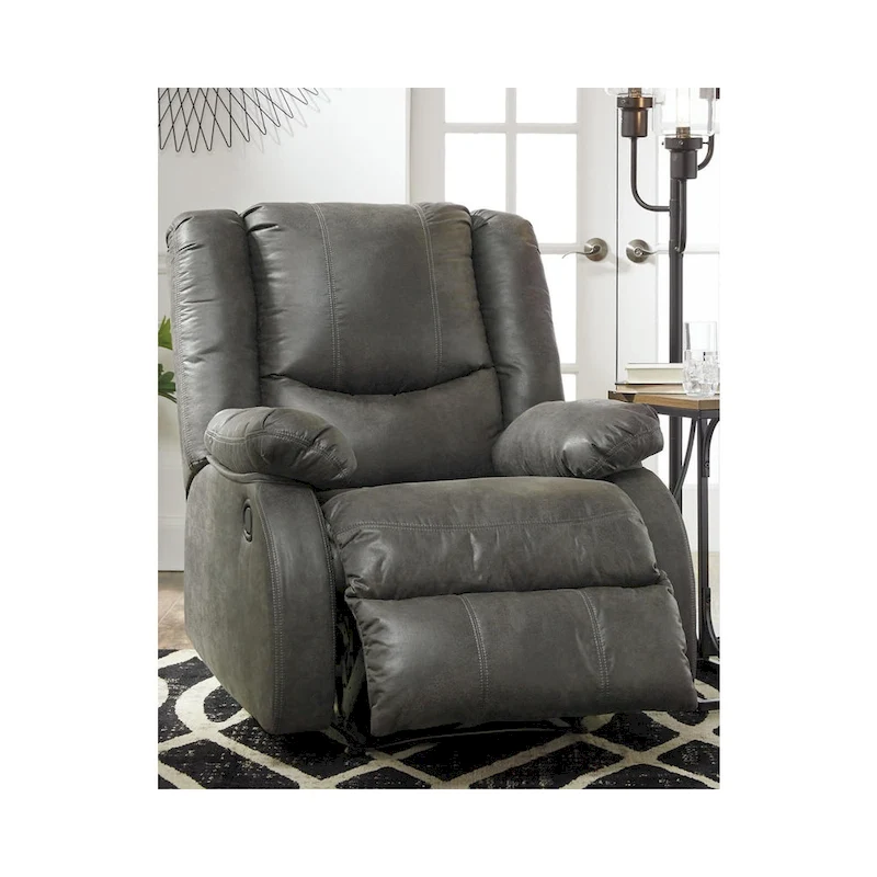 Bladewood Gray Contemporary Zero Wall Recliner