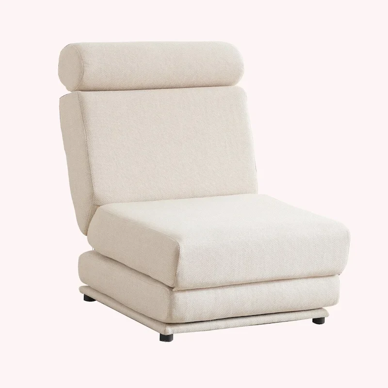 Single Sofa Chair Foldable Single Sofa Bed with Pillow