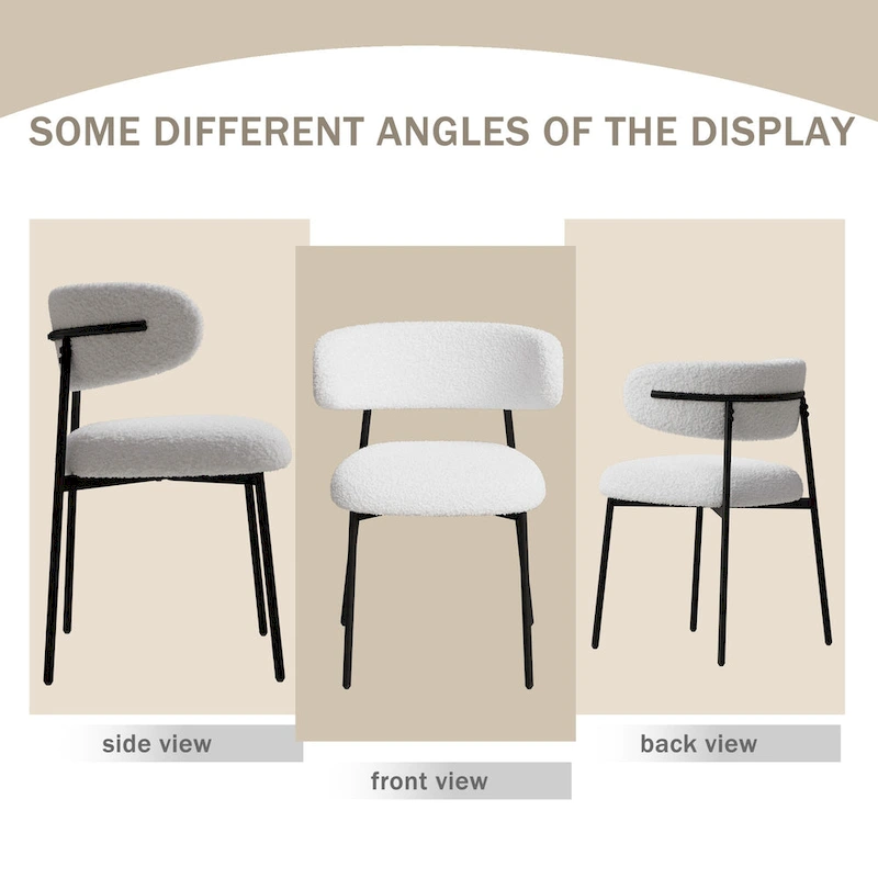 Dining Chairs Set Of 2 With Metal Legs