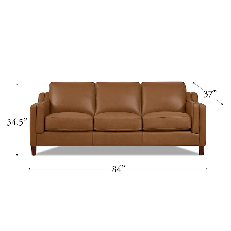 Hydeline Bella Top Grain Leather Sofa Set, Sofa and Loveseat