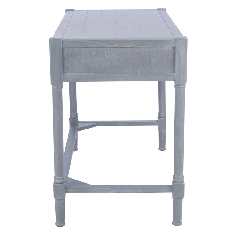 Zennure White Washed Grey Writing Desk