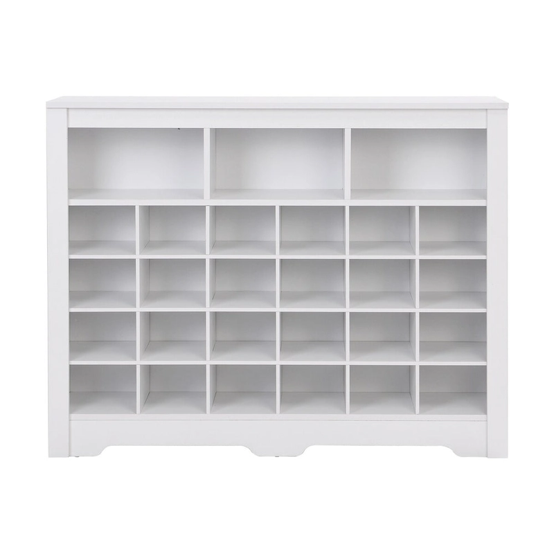 Merax Sleek Design 24 Shoe Cubby Console