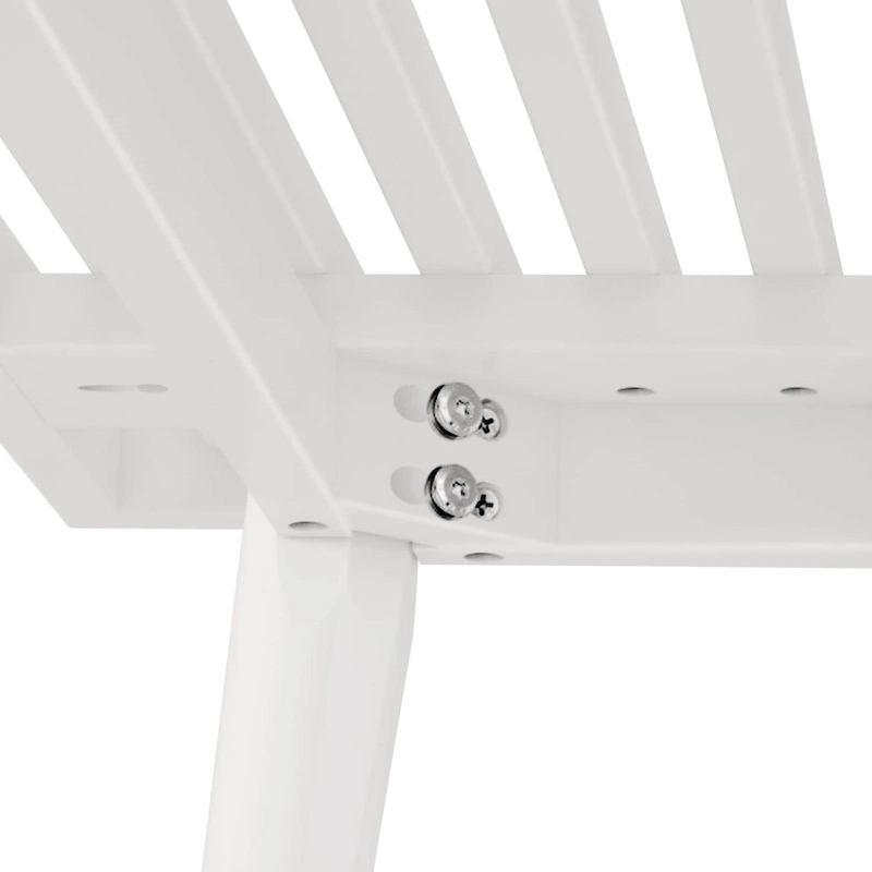 Plank and Beam Mid Century Double Wood Entryway Bench - 56.3 L x 16.5 W x 17.5 H