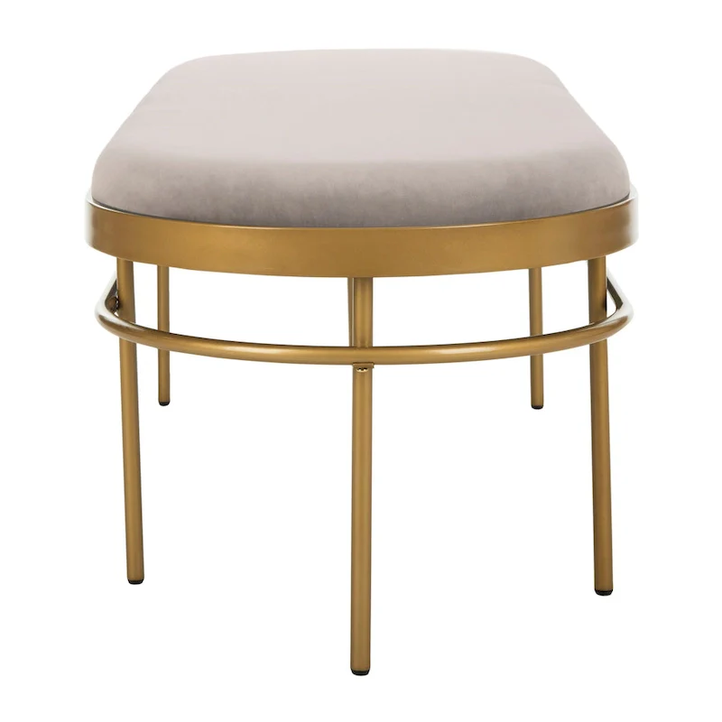 SAFAVIEH Omie Oval Bench - 63 x 22 x 20 - 63Wx22Dx20H