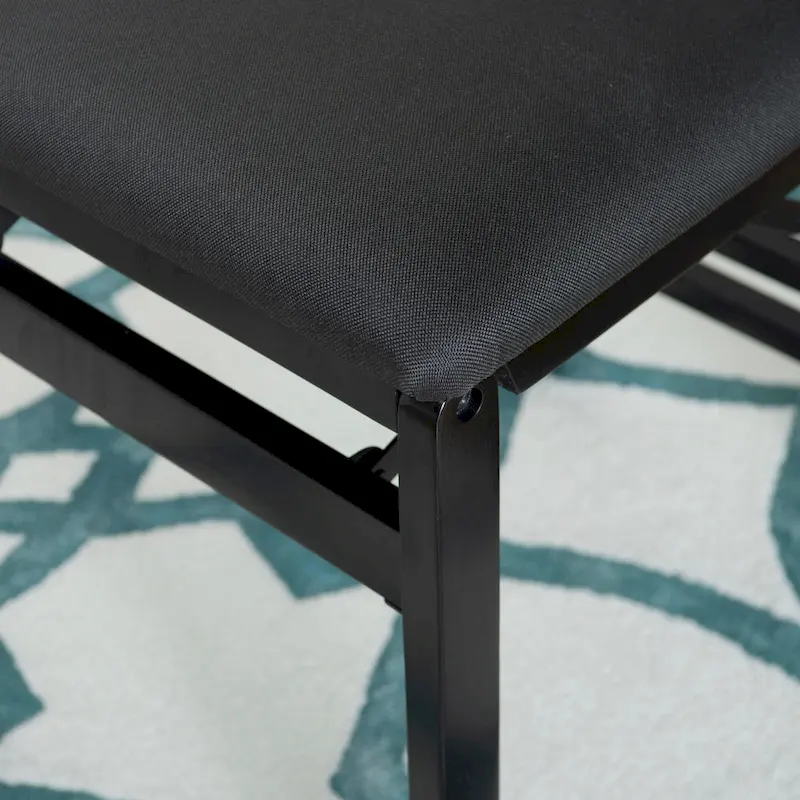 Wood Rope Folding Dining Chair (Set of 2)