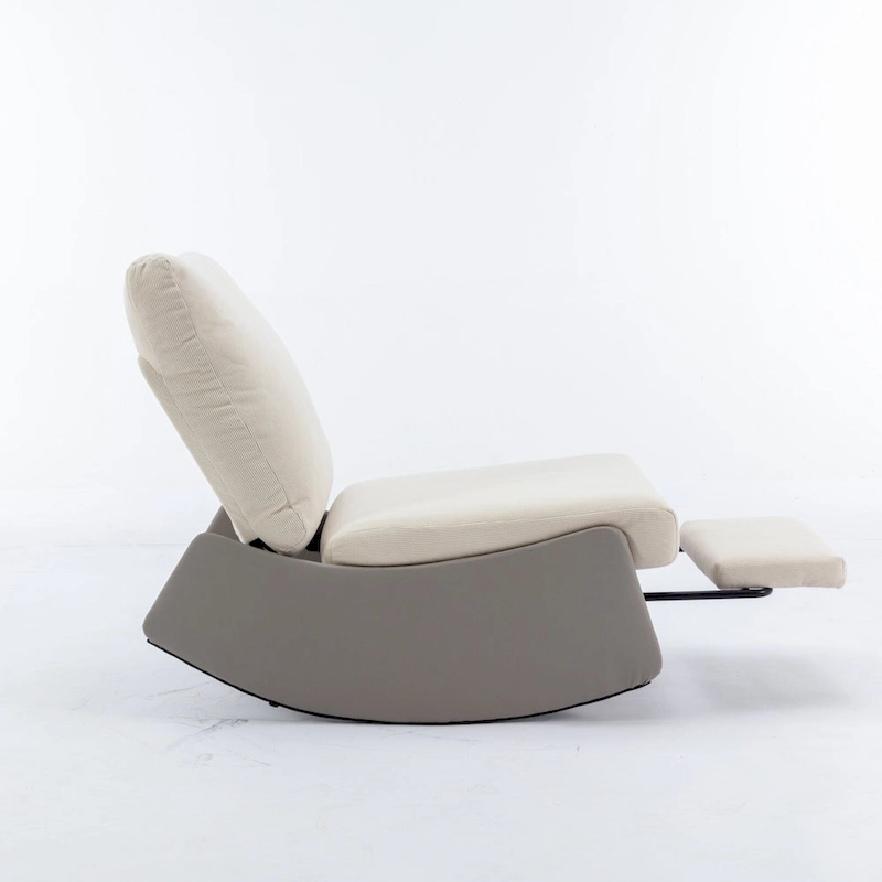 GDFStudio Modern Rocking Chair Recliner with Footrest