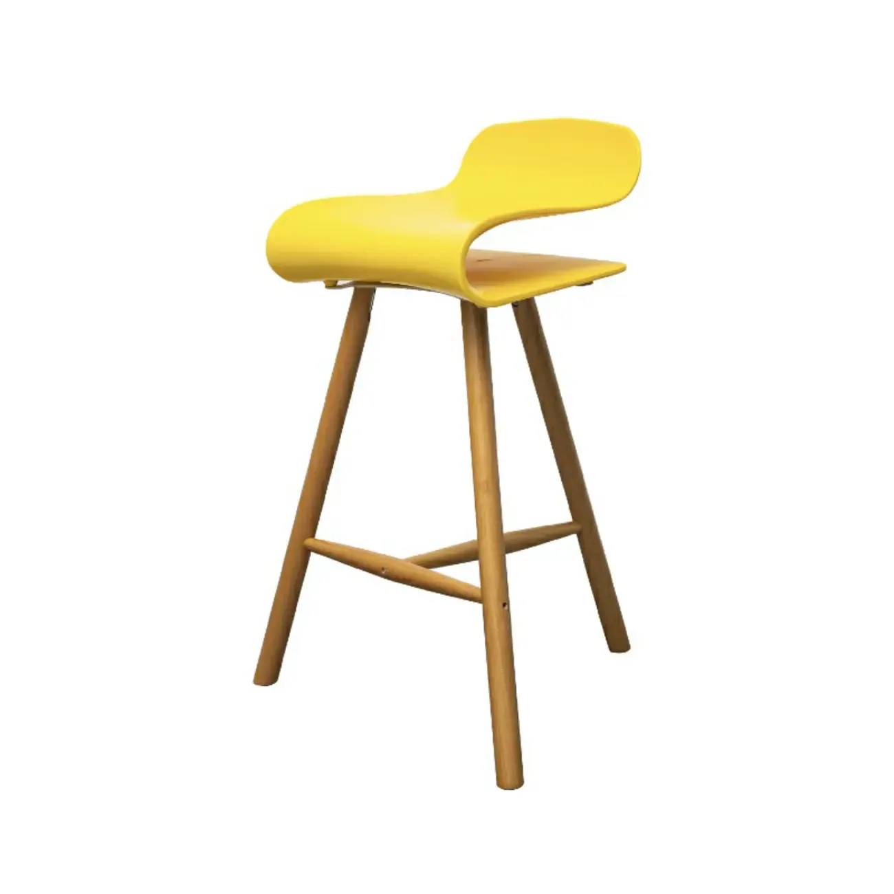 Acrylic Sleek Durable Backless Counter Height Bar Stool