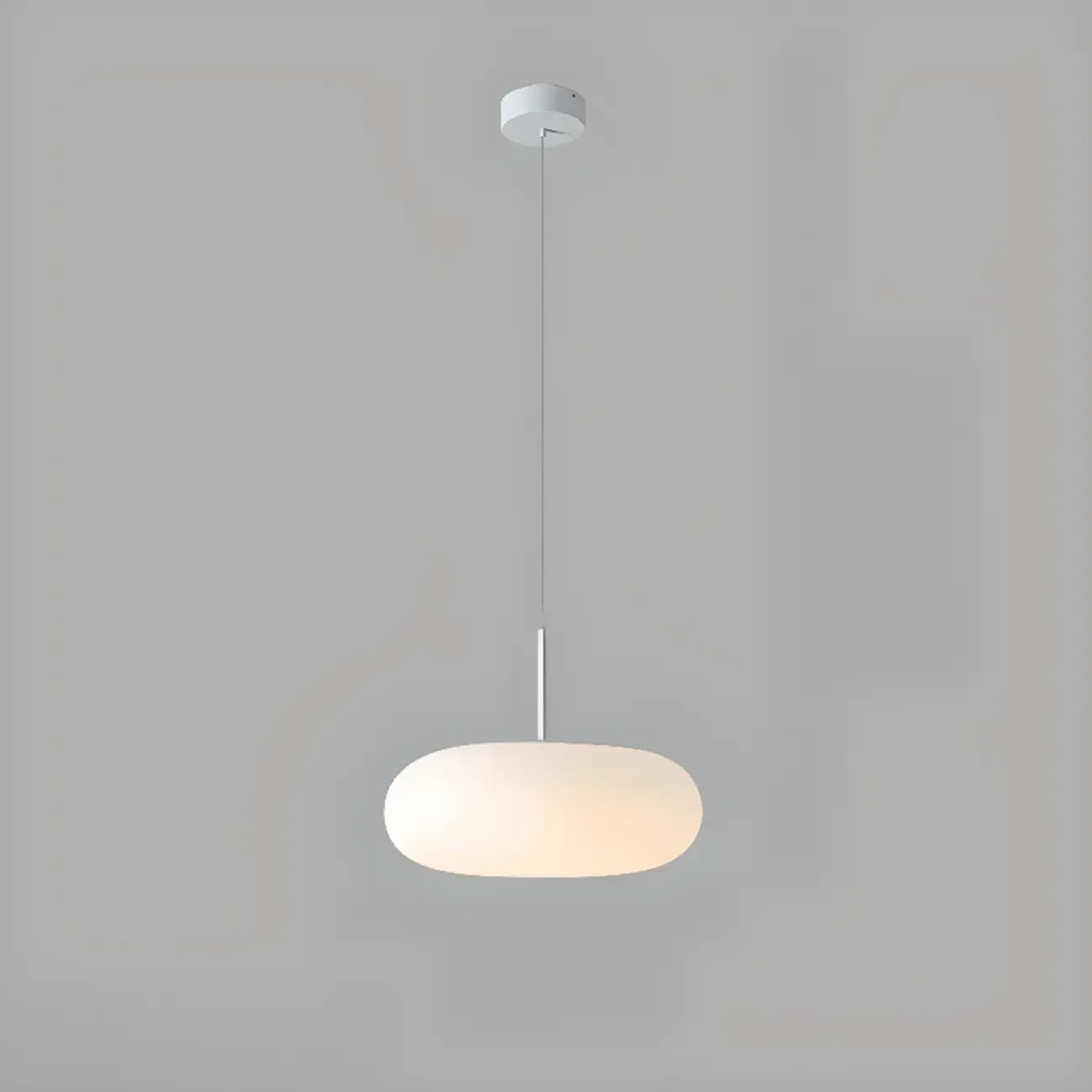 Modern Adjustable White Kitchen Pendant Light 3 Dimming LED