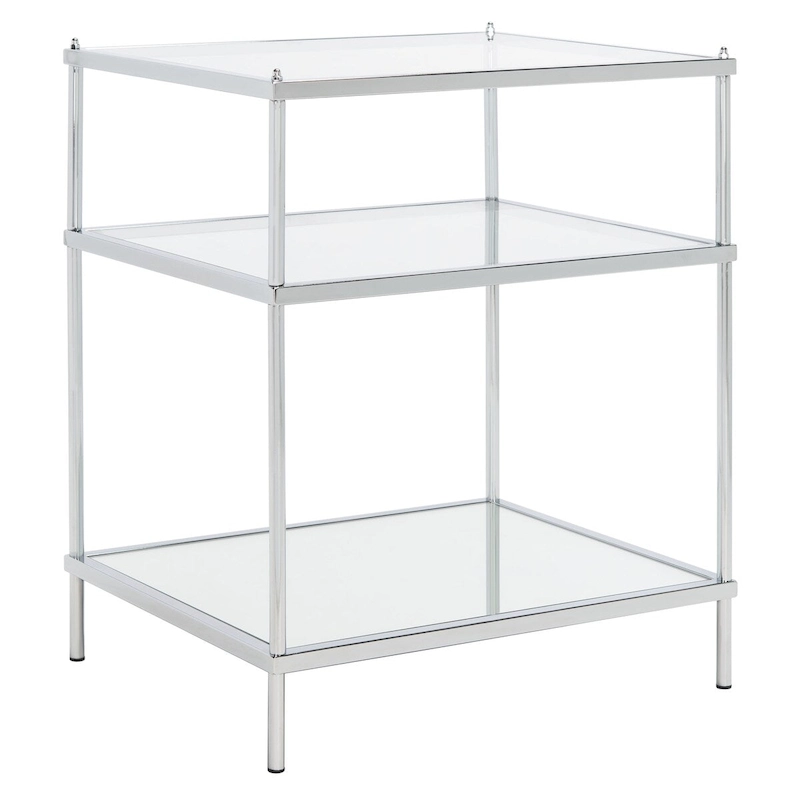 SAFAVIEH Vida 3-Tier Accent Table - 22 W x 18 D x 27 H - 22Wx18Dx27H