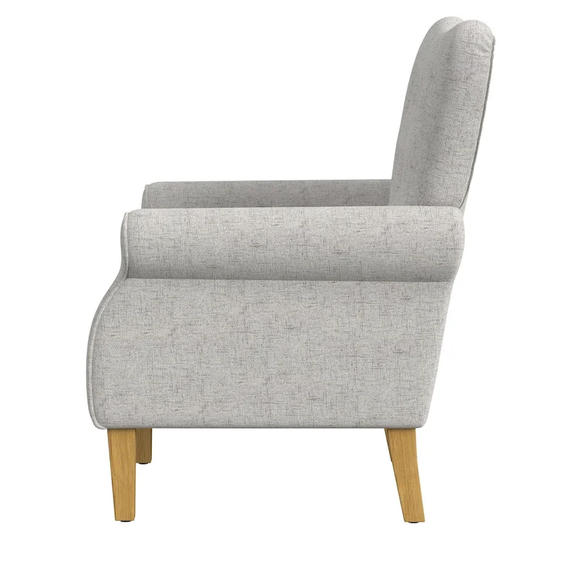 HomePop Rolled Arm Accent Chair