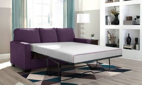 Sofa - Violet/Blanc