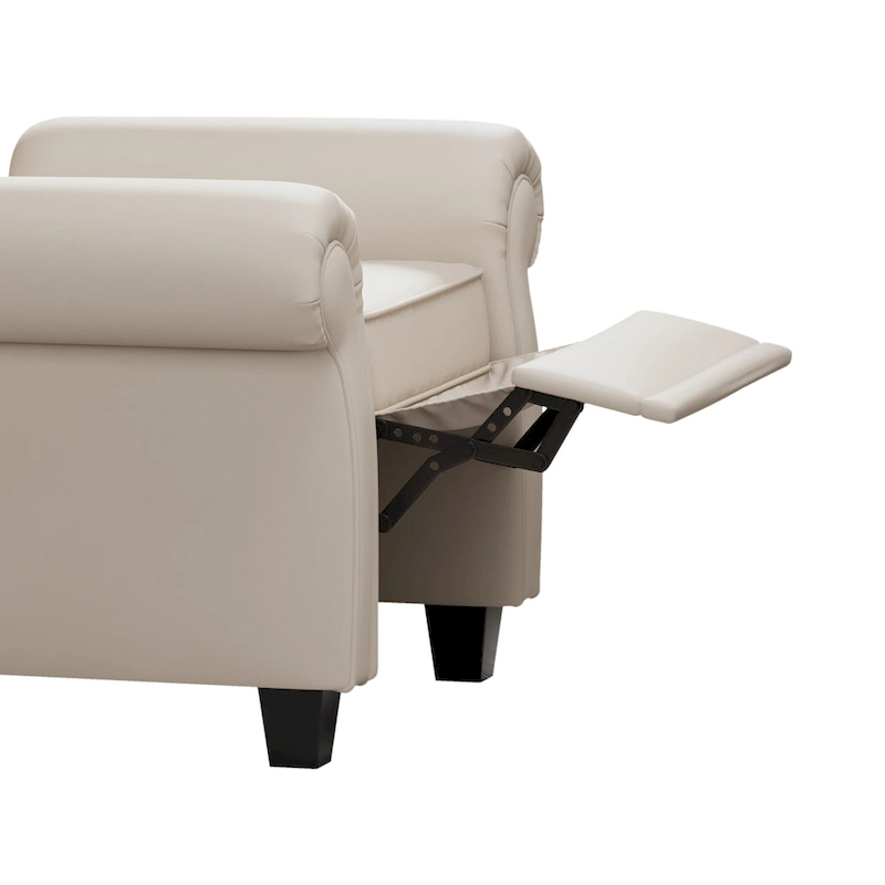 Modern Tufted Push Back Tufted Recliner Armchair