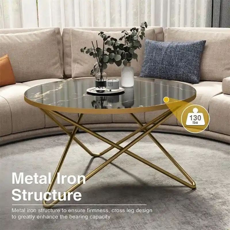 Round Coffee Table - 31.5 D x 31.5 W x 18 H