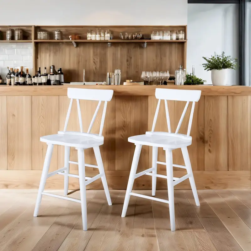 Windsor 24 Wooden Counter Stools