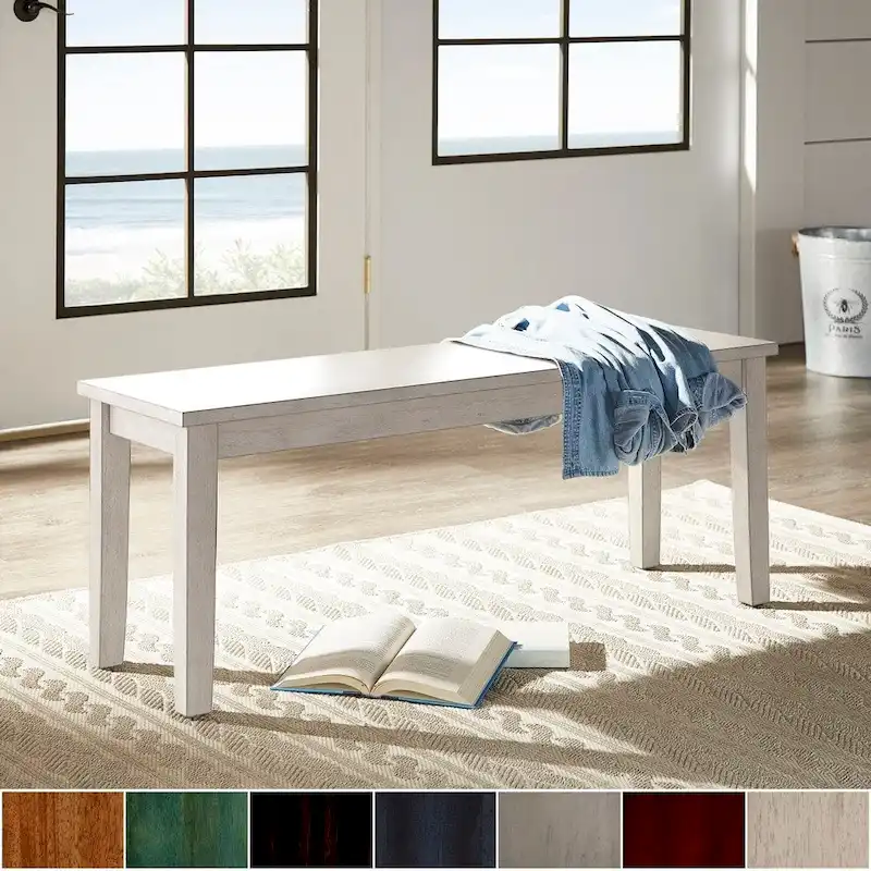 Farmhouse Wood Dining Bench