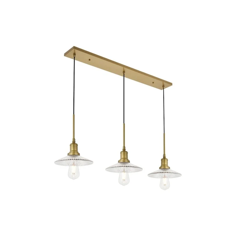 Waltz 3 light black Pendant