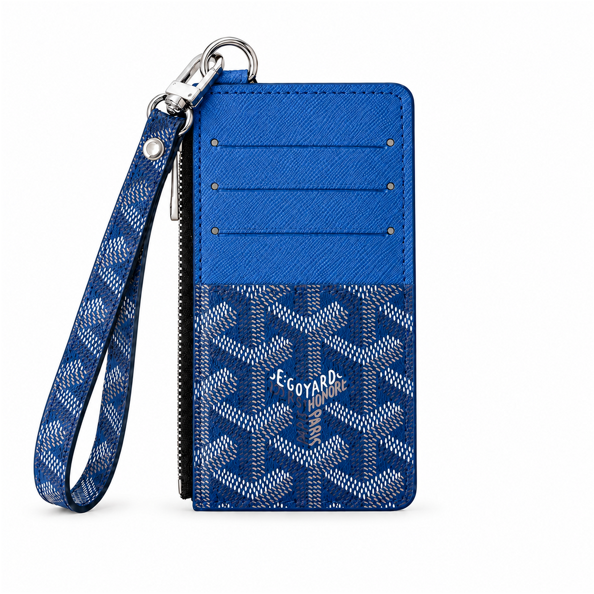 GO Chevron Zipline 03 Wrist Strap Card Holder - Vania Cases
