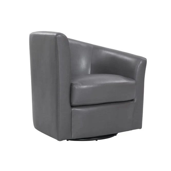 Grafton Soraya 360 Swivel Accent Chair Faux Leather