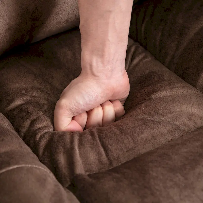 360 Rotatable Swing Manual Massage Rocker Recliner With Heat And Vibration