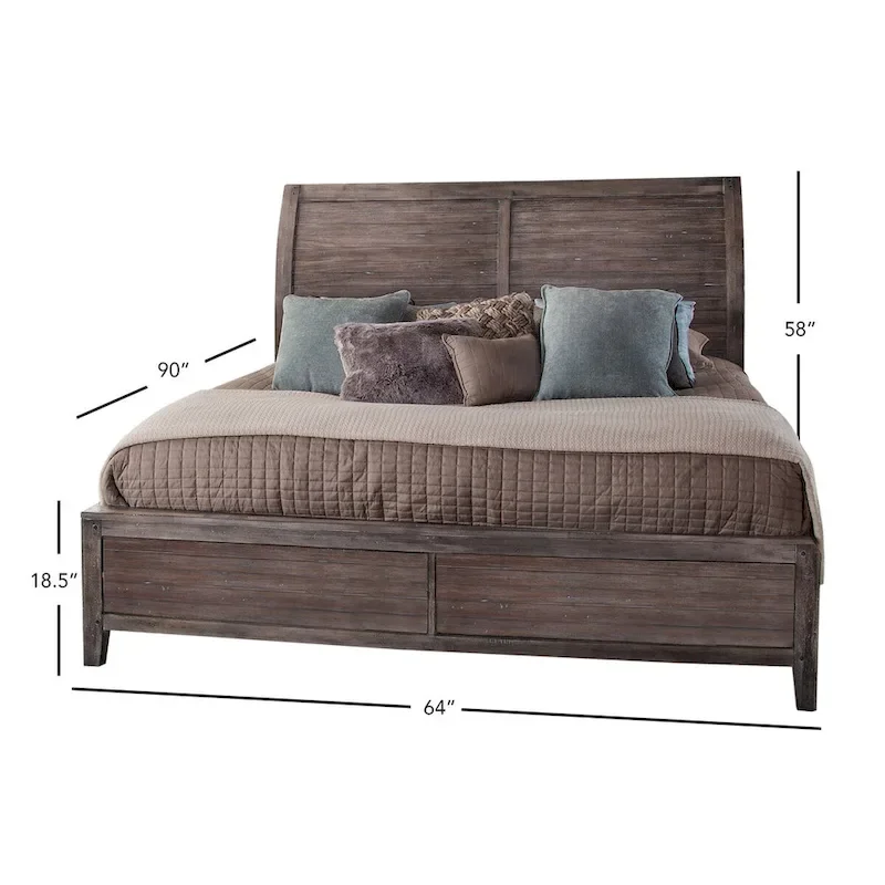 Asher Sleigh Bed