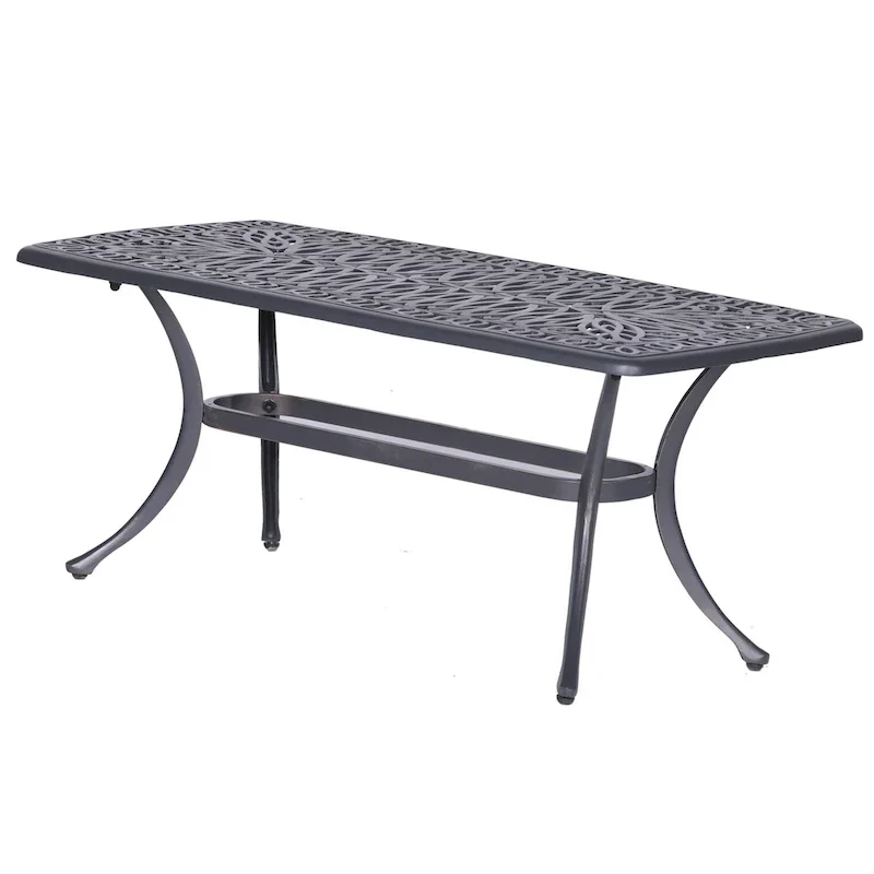 Havenside Home Saybrook Cast Rectangle Coffee Table