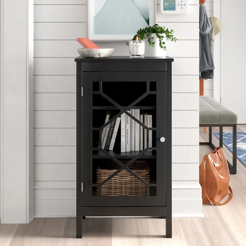 Ava Black Small Cabinet