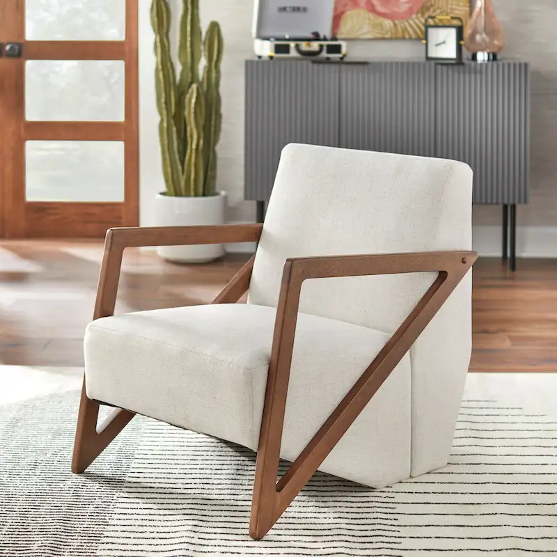 Simple Living Pamela Mid-century Triangular Chair