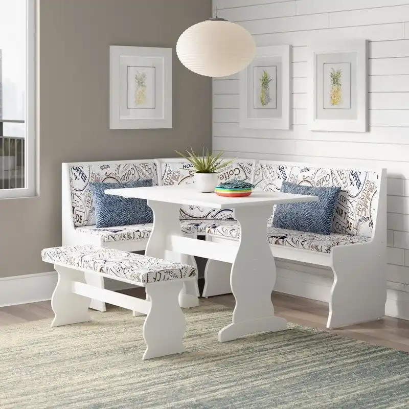 Breakfast Nook 3-piece Dining Set