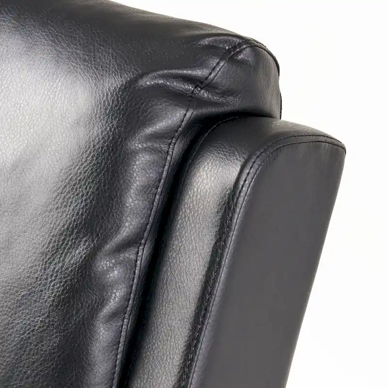 Haddan PU Leather Recliner Club Chair by Christopher Knight Home