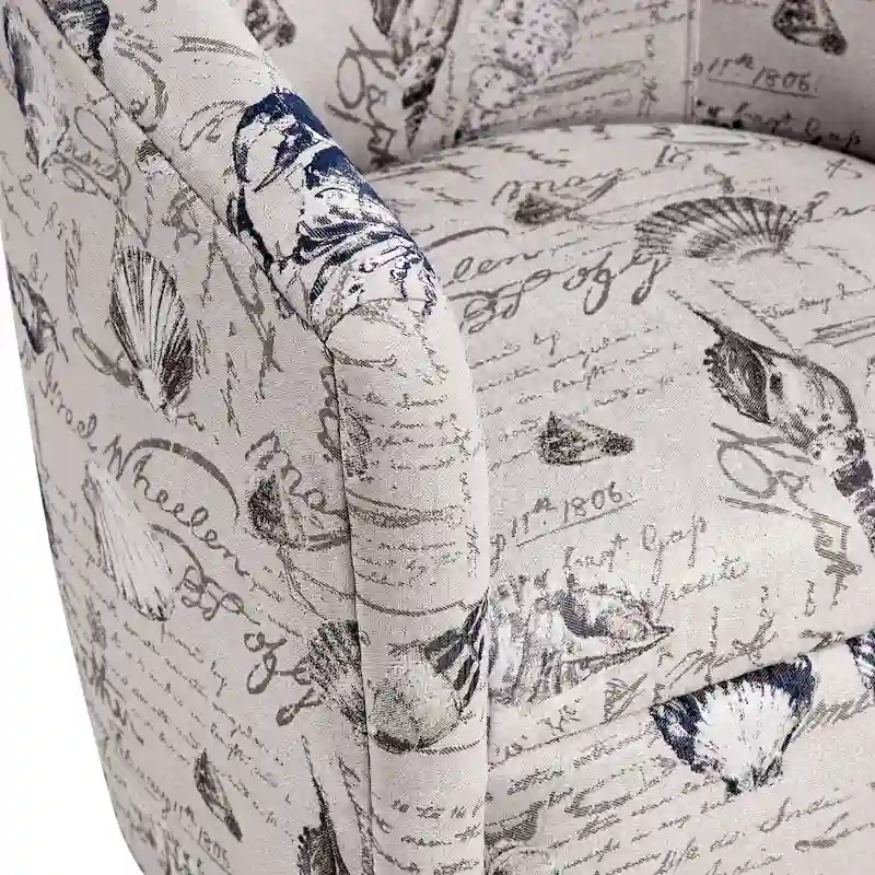 Sea Treasures Swivel Barrel Chair by Greyson Living