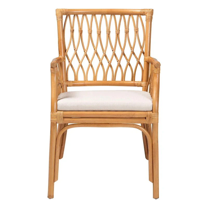 Maisa Bohemian Light Honey Rattan Arm Chair