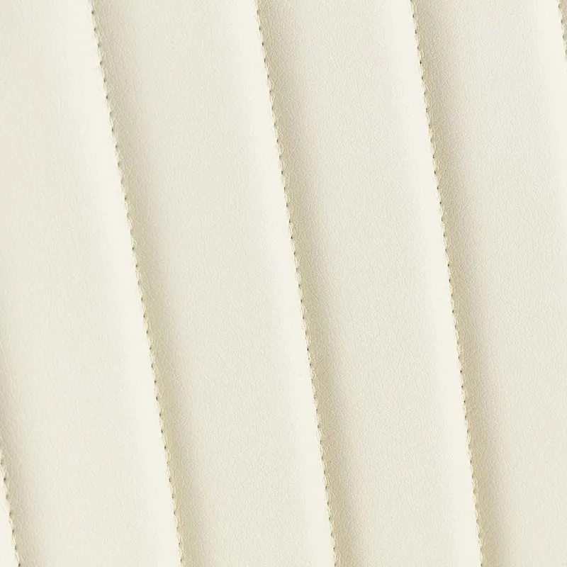 Retro Linen Dining Chairs Set of 2, Bentwood Back with Metal Legs