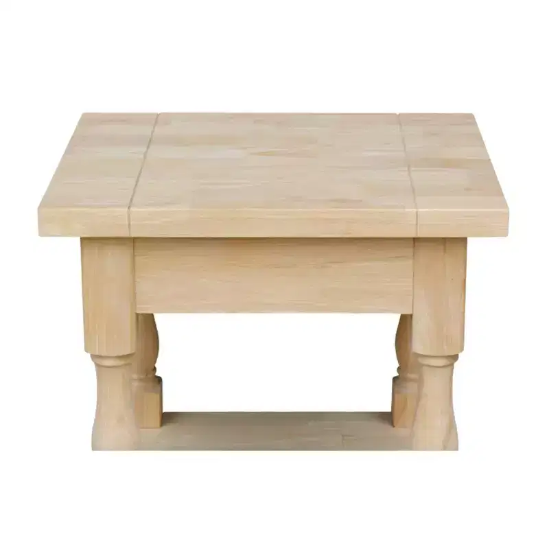 Tuscan End Table - Unfinished - International Concepts