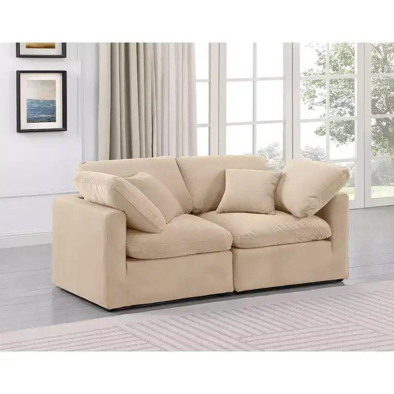 Indulge Velvet Modular Sofa