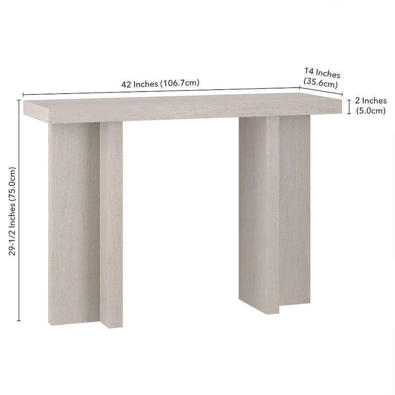 Dimitra 42 Wide Rectangular Console Table - 42 Wide