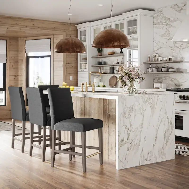 Upholstered 25 Counter Height Bar Stool