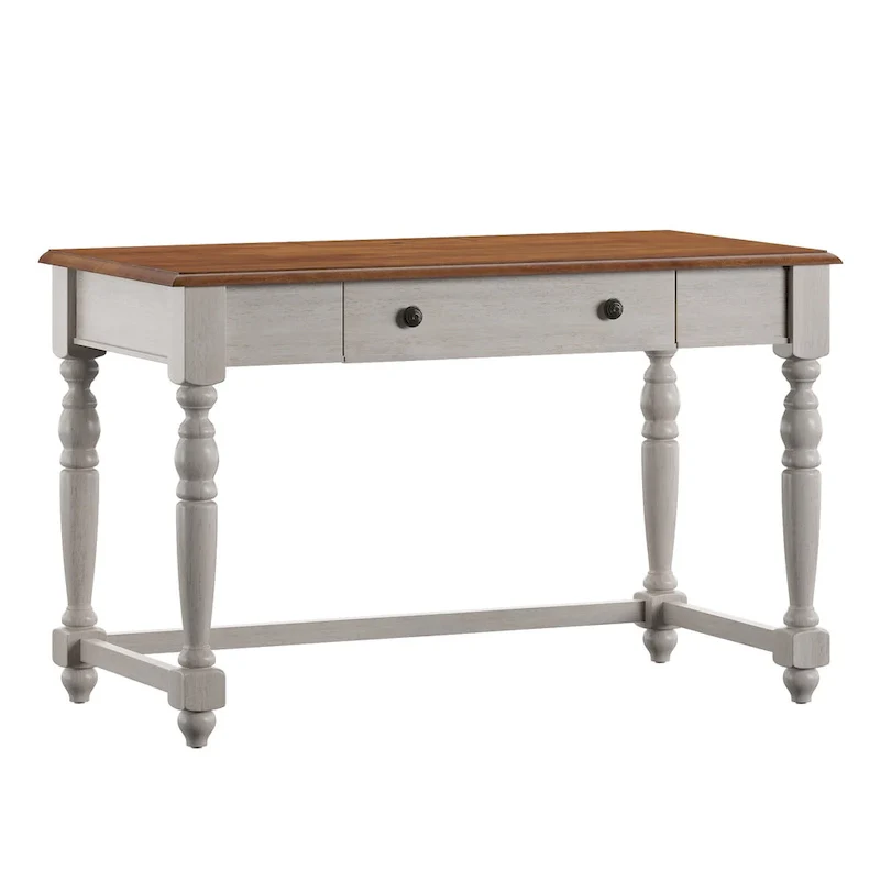 Oaklyn Antique 1-drawer Desk with Charging Station by iNSPIRE Q Classic