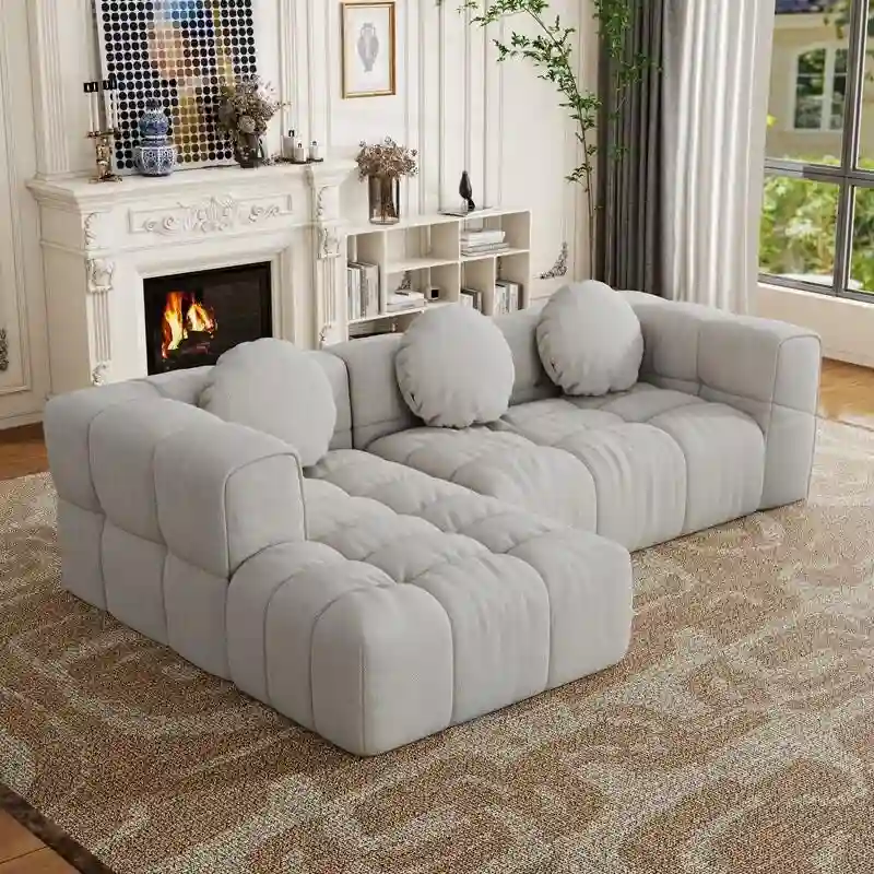 103 L-Shaped Modular Sofa, Free Combination (Left and Right Facing)