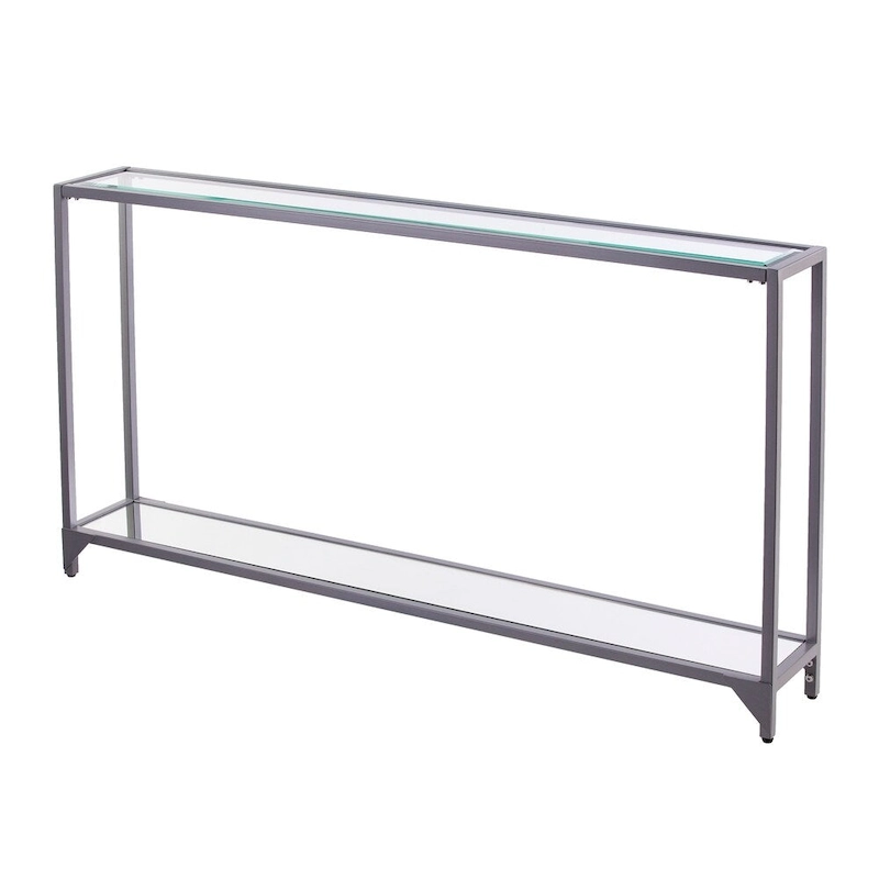 SEI Furniture Glenn Narrow Metal Console Table