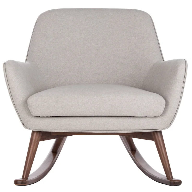 SAFAVIEH Couture Breeda Mid-Century Rocking Chair - 32Wx37Dx32H