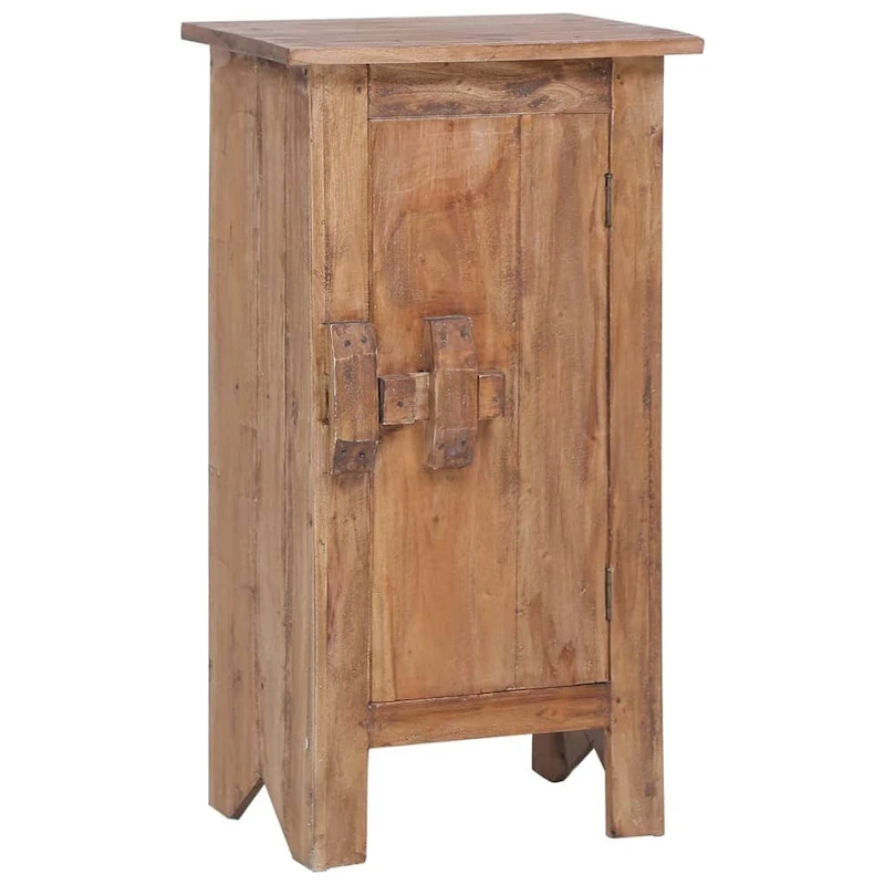 vidaXL Bedside Cabinet Solid Wood Mahogany