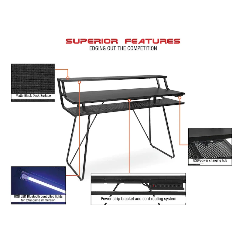 Leveled Gaming Desk