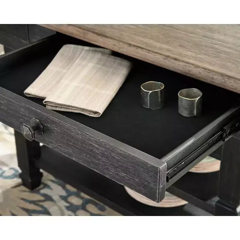Tyler Creek Rectangular Dining Room Table Brown/Black - Signature Design by Ashley
