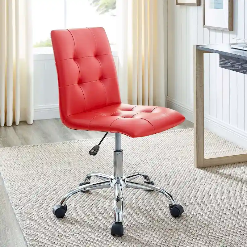 Armless Mid Back Office Chair