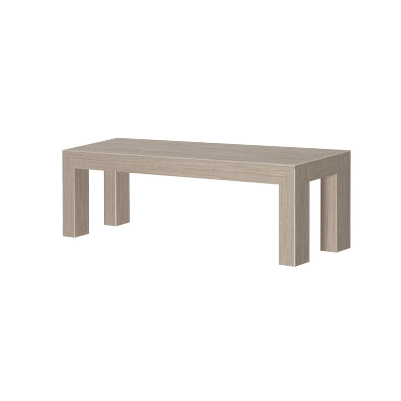 Plank and Beam Solid Wood Modern Dining Bench - 61